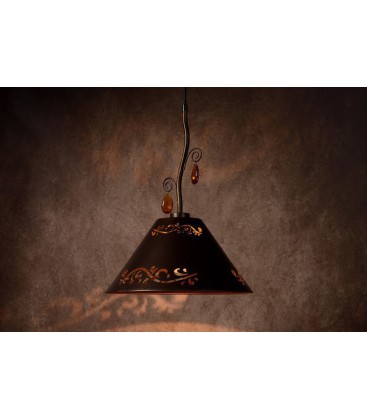 Lucide DORINT Pendant 1xE14 D33 H22cm Rusty, 71399/01/97