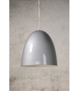 Lucide LOKO Pendant E27 D30 H120cm Silvergrey, 76456/30/36