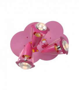 Lucide PINKY Wall Light 3xE14 36/31/18cm Pink, 77173/13/66
