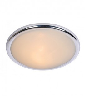 Lucide DUCCO Ceiling Light 1xE27 D26cm Opal Glass/Chrome, 79161/26/11