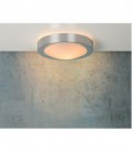 Lucide FRESH Ceiling Light IP44 1xE27 D27cm Brush Alu, 79158/01/12