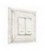 Двухклавишный выключатель в сборе FEDE коллекция Provence Sevilla, White Decape