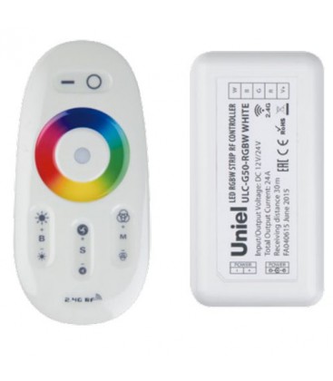 Комплект контроллера с пультом ДУ для светодиодных лент ULC-G50-RGBW, белый