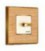 Поворотный выключатель в сборе FEDE коллекция Vintage Wood, Oak-Bright Chrome