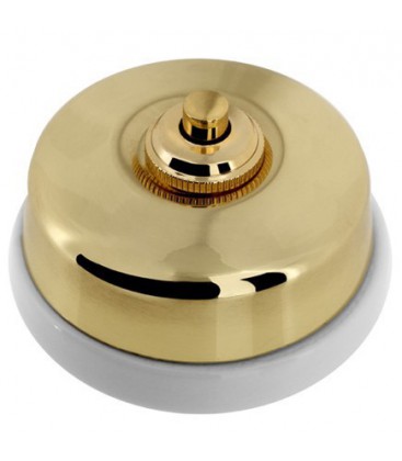 Кнопка нажимная Fontini Collection Dimbler, золото﻿