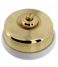 Кнопка нажимная Fontini Collection Dimbler, золото﻿