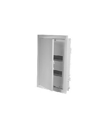 Шкаф встраиваемый Legrand д/автоматов 2х12+4 (пласт. белый.)