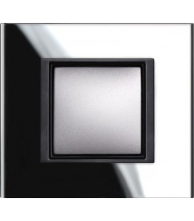 Выключатель Schneider Electric серия Unica Class, черное стекло